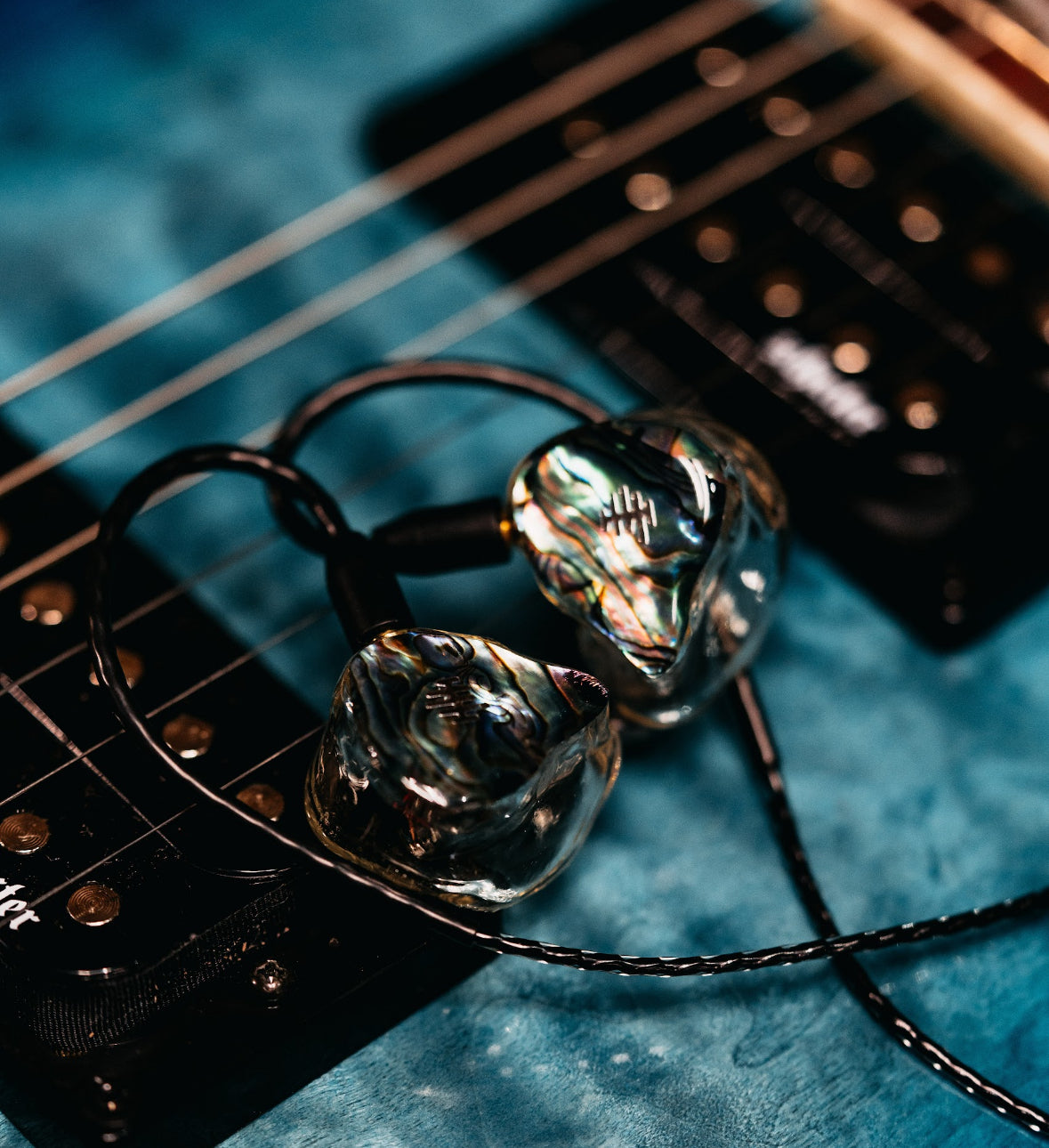 Blue Pearl WAVS custom in-ear monitors